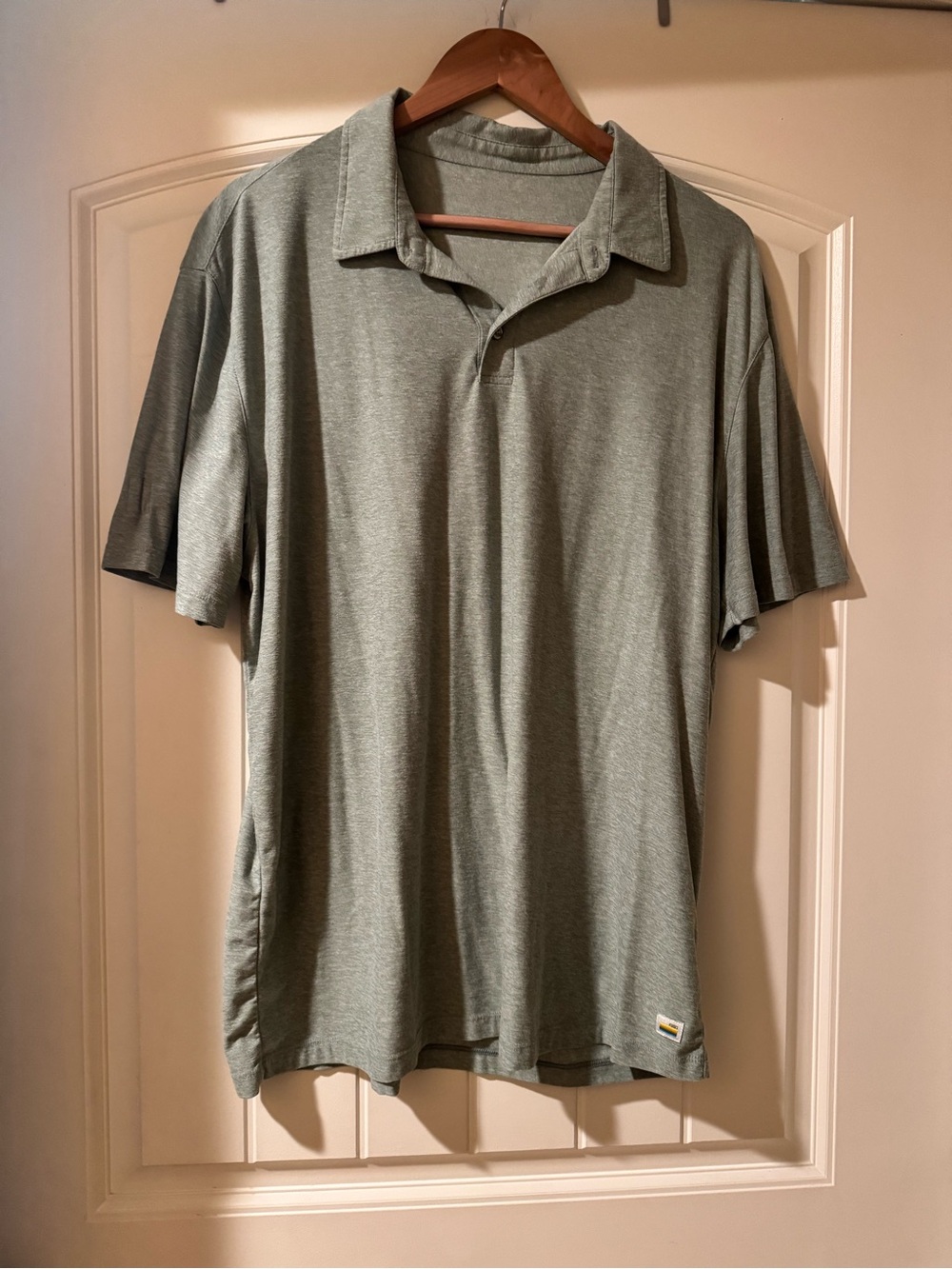 Vuori Men's Strato Polo Light Heathered Green